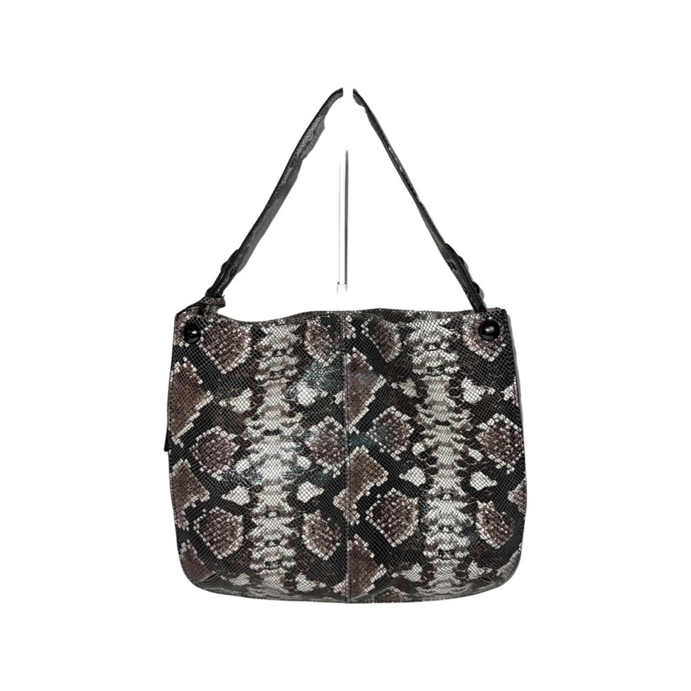 Vince Camuto Melody Cason Snakeprint Leather Hobo Bag Large